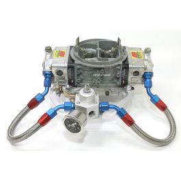 Return Style Fuel Pressure Regulator Kit w/ Gauge, Carb Bracket, & Fuel ...