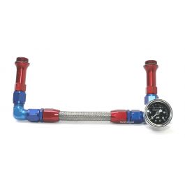 Holley Carb 4150 Double Pumper Carb Braided Fuel Line -8 AN Silver Made In The USA | EBay Fuel Line Holley - Foto 5