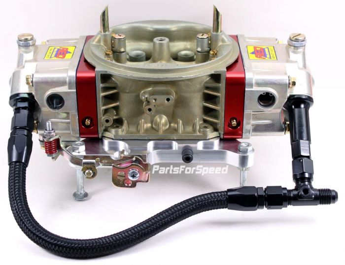 Quick Fuel Holley Carburetor Braided Fuel Line Pressure Regulator Kit