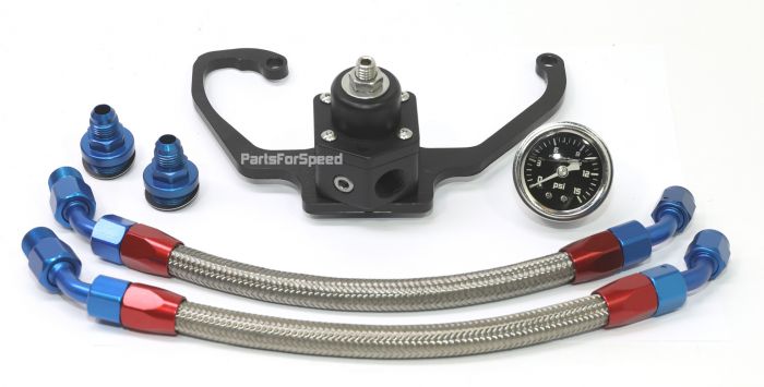JEGS Adjustable Pivoting Fuel Log (Fuel Line) Holley (4150/4500) 15190