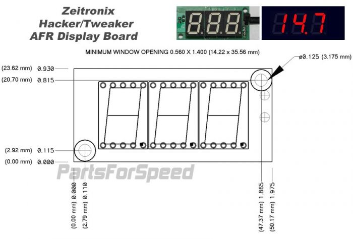 Zeitronix Zt-3 with Sensor and Hacker/Tweaker AFR LED Display 