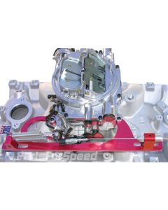 AED 6702R AED Edelbrock Morse Throttle Cable Bracket Red