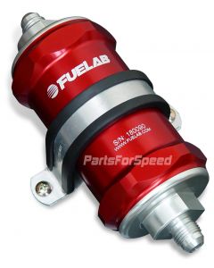 Fuelab Fuel Filter 75 Micron -6AN Red