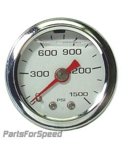 Liquid Filled Nitrous Pressure Gauge 0-1500 PSI