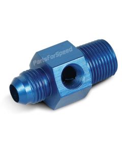 Straight Gauge Adapter Fitting 3/8" NPT to -6AN