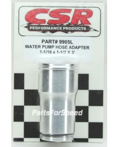 CSR 9905L Water Pump Adapter Fitting Smooth 1 1/2" Hose
