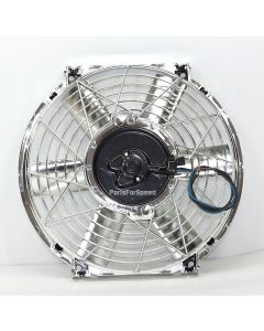 Davies Craig 0183 10" Chrome Electric Pusher Puller Radiator Cooling Fan