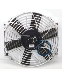 Davies Craig 0187 10" Chrome Electric Pusher Puller Radiator Cooling Fan 