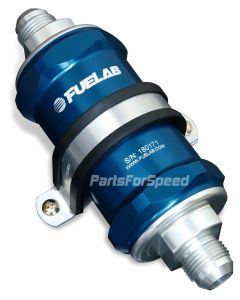 Fuelab 81813-3 Fuel Filter 40 Micron -10AN Blue