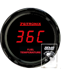 Zeitronix Fuel Temperature Gauge Only for use with ECA-2