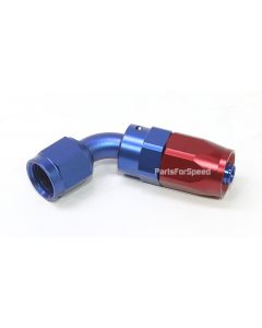  -6AN 45 Degree Swivel Hose End Blue USA Made