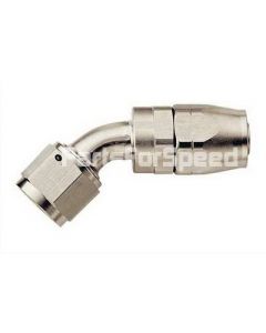  -6AN 45 Degree Swivel Hose End Nickel USA Made