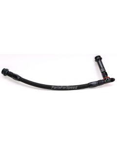 Holley 4150 Dual Inlet Black Braided Fuel Line -6 AN