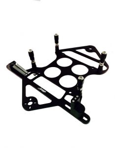 PRP 2290 Scoop Mounting Bracket w Nitrous Holley 4150 Carb Black