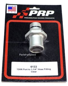 PRP 6133 Male 12AN Port / O-Ring Boss ORB to Male 1.25" Smooth Hose Adapter