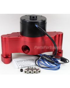 PRP 6150 Small Block Chevy Electric Water Pump SBC Red