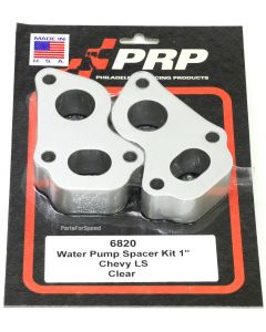 PRP 6820 Water Pump Spacer Kit 1" Chevy LS Black Made in the USA