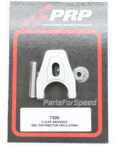 PRP 7500 Clear Anodized Chevy Distributor Hold Down