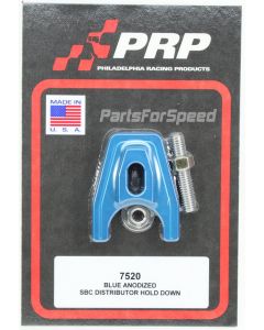 PRP 7520 Blue Anodized Chevy Distributor Hold Down