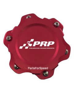 PRP 7611 Billet Aluminum Fuel Cell Cap 6 Bolt Red Made in the USA