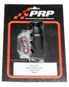 PRP 9461 Billet Pistol Grip Shifter Knob in Black - Made in the USA