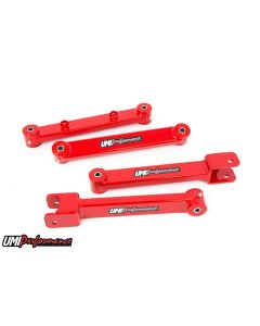 UMI Performance 251520-R 2010-2014 Camaro Rear Trailing Arms / Toe Rod Kit Red