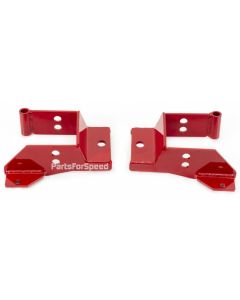 UMI Performance 2624-R 1970-1981 GM F-Body Leaf Spring Front Mounts Red USA