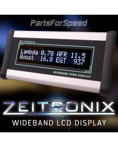 Zeitronix Wideband O2 AFR Silver LCD DISPLAY ONLY Requires Zt-2 + Oxygen Sensor