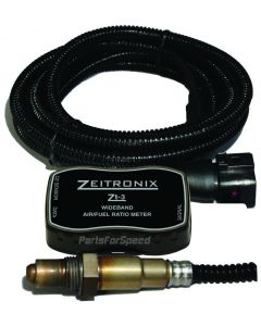 Zeitronix ZT-3 Wideband AFR & ZR-1 Gauge Bundle: O2 Sensor System Black Gauge Blue LED 